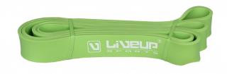 Posilovací Guma LiveUp 100 cm Medium zelená Barva: Zelená
