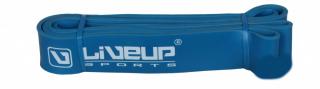 Posilovací Guma LiveUp 100 cm Strong modrá Barva: Modrá