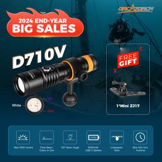 PROMO akce: Video svítilna D710V + ZDARMA MINI ZJ17 držák
