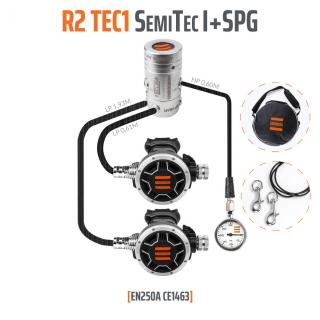 Regulátor Tecline R2 TEC1 SEMITEC SADA S MANOMETREM