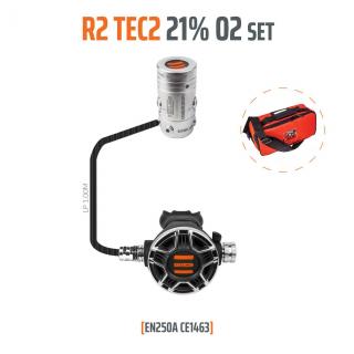 Regulátor Tecline R2 TEC2 21% O2 G5/8, STAGE SET