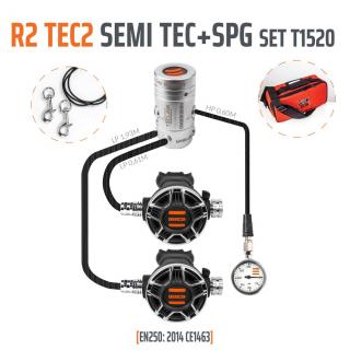Regulátor Tecline R2 TEC2 SEMITEC s manometrem - EN250:2014