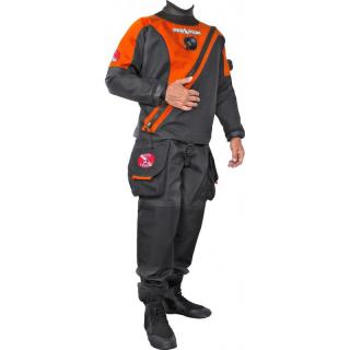 Trilaminátový suchý oblek Dive System Solo Rescue orange Velikost suchého obleku: XXL