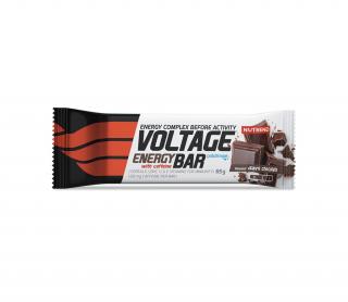VOLTAGE ENERGY BAR WITH CAFFEINE, 65 g, hořká čokoláda