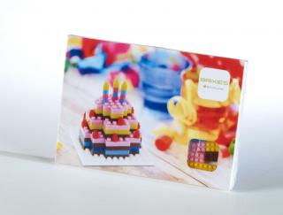 BRIXIES Postcard Birthday Cake