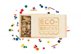 ECO-BRICKS Bambusová stavebnice 145 dílků