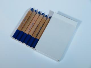 EDU3 Extra měkké Jumbo pastelky ve dřevě, kulaté, tuha 8 mm, jednotlivé barvy, po 6 ks Barva: fialová