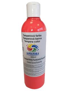 JUMANIKA ARTMIX Tempera fluorescentní 300 ml Barva: červená