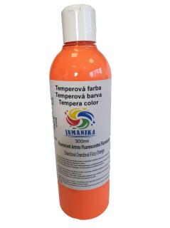 JUMANIKA ARTMIX Tempera fluorescentní 300 ml Barva: oranžová
