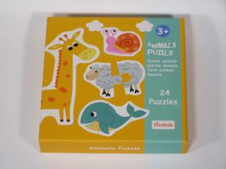 Puzzle Zvířátka 24 kusů