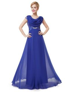 Dámské elegantní Ever Pretty plesové šaty sv. modré 9989 Barva: Modrá, Velikost: 34 / 04 / 06