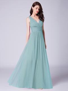 Dámské luxusní plesové šaty Ever Pretty 7526 modré Velikost: 36 / 04 / 08