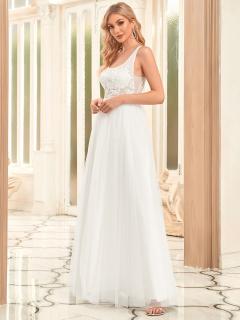 Ever Pretty bílé svatební šaty 90377 Velikost: 36 / 04 / 08
