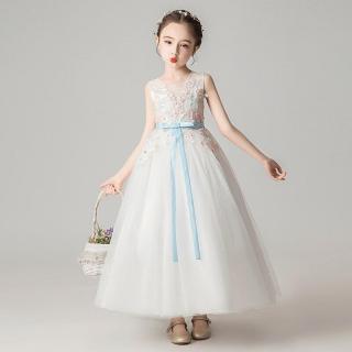 Ever Pretty dětské bílé šaty s květy 3394 Velikost: 140