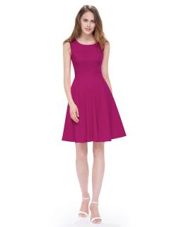 Ever Pretty luxusní letní šaty růžové 5511 Velikost: 36 / 04 / 08