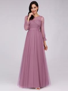Ever Pretty plesové šaty fialovo růžové 7663 Velikost: 42 / 10 / 14