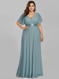 Ever Pretty plesové šaty pastelové modré 9890 Velikost: 42 / 10 / 14