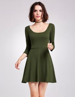 Ever Pretty zelené letní šaty 5924 Velikost: 40 / 08 / 12