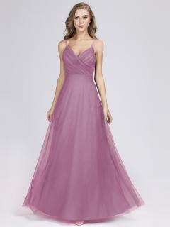 Luxusní růžové šaty Ever Pretty 7369 Velikost: 42 / 10 / 14