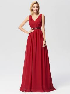 Úžasné červené šaty Ever Pretty 7666 Velikost: 46 / 14 / 18