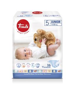 Trudi Baby Dry Fit velikost Junior 11-25 kg 16ks