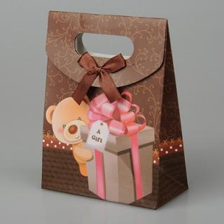Dárková taštička Teddy Bear, krabička Medvídek s dárkem