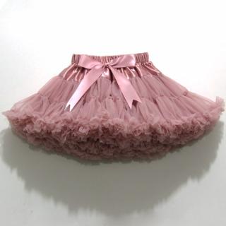 Dětská sukně TUTU PETTI Extra objem pro 6-12 let čajová růže