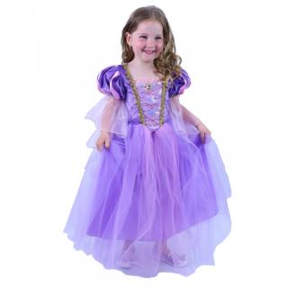 Dětské šaty fialové PRINCEZNA karneval
