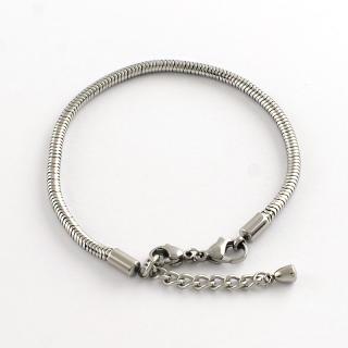 Náramek na korálky TOPBEADS 18 cm hadí