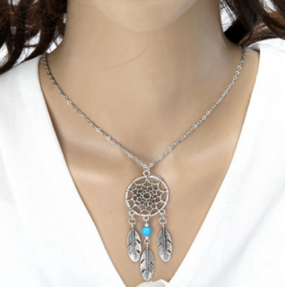 Řetízek s přívěskem Peříčka 55 cm náhrdelník
