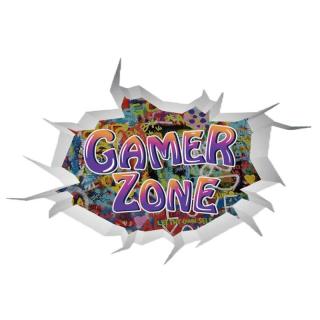 Samolepky na zeď Gamer Zone - hráčská zóna