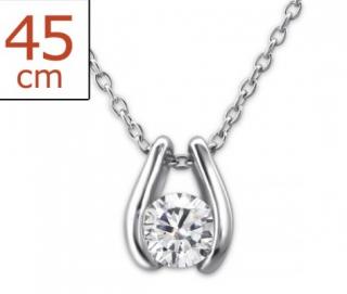 Stříbrný dámský náhrdelník - DEBR