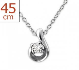 Stříbrný dámsky náhrdelník - DRPO