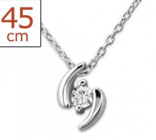 Stříbrný dámský náhrdelník - KROLO