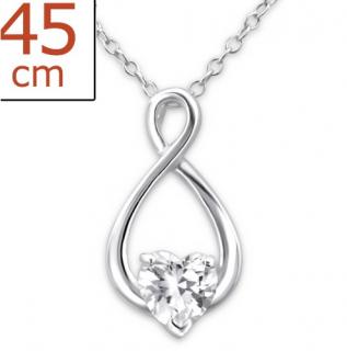 Stříbrný dámský náhrdelník - OSSRDCE