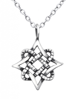 Unisex stříbrný náhrdelník - VINTAGE