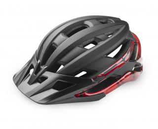 Cyklistická helma R2 Guard Černá/Červená/Lesklá/Matná Velikosti cyklistických helem: L