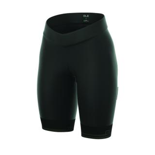 Letní cyklistické kalhoty ALÉ dámské CLASSICO LL Black - Charcoal Grey Velikost oblečení: L