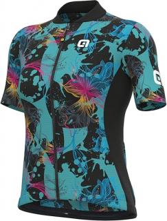 Letní cyklistický dres ALÉ  SOLID - CHIOS / Turchese / Turquoise Velikost oblečení: L