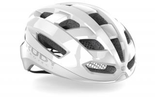 Rudy Project SKUDO White Shiny Velikosti cyklistických helem: L