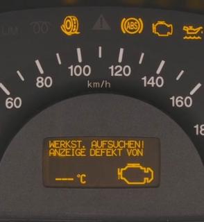 MERCEDES BENZ VITO VIANO W639 - LCD display do tachometru (display)