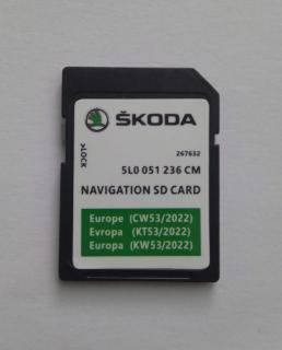 MIB V19 2024/2025 ECE EU A1 STD2 2210 202425 32GB AKTUALIZACE MAPY ŠKODA VW SEAT AMUNDSEN 2 COLUMBUS DISCOVER MEDIA MIB2 - SD KARTA (autorádio)