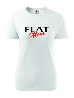Dámské Tričko s potiskem Flat retriever Mom