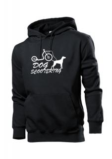 Mikina s potiskem Dog Scootering