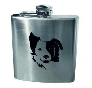 Placatka 177ml Border collie hlava