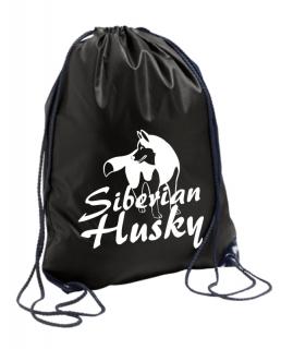 Sportovní vak s potiskem Siberian Husky