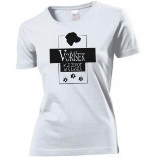 Tričko s potiskem Voříšek moje láska