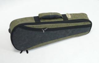 Delux kufr na sopránové ukulele OHANA OCS-21BO (Černé a olivové měkký kufr na soprano ukulele - 25mm polstáření)
