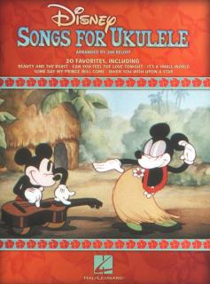 Disney Songs for Ukulele - Jim Beloff (20 oblíbených pisníček od Disneho.)