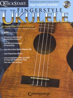 Fingerstyle Ukulele - Kev´s Quick Start (Tabulatura, noty, akordy s CD: AJ)